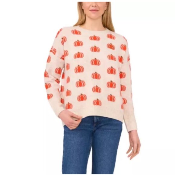 Vince Camuto Women's Fall Pumpkin Oversized Sweater In XL NWT - Picture 1 of 7